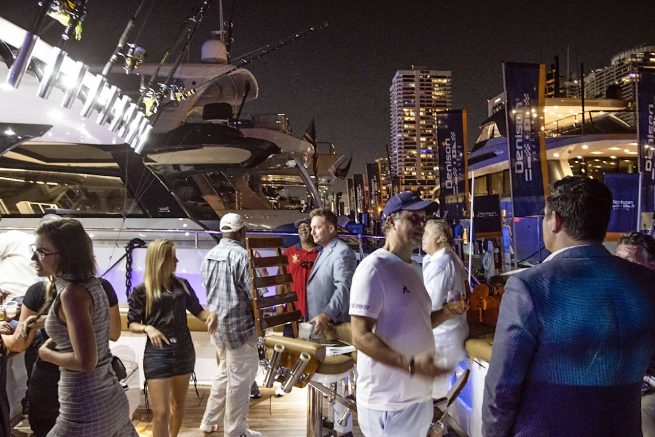 Friday night Yachts After Dark event
