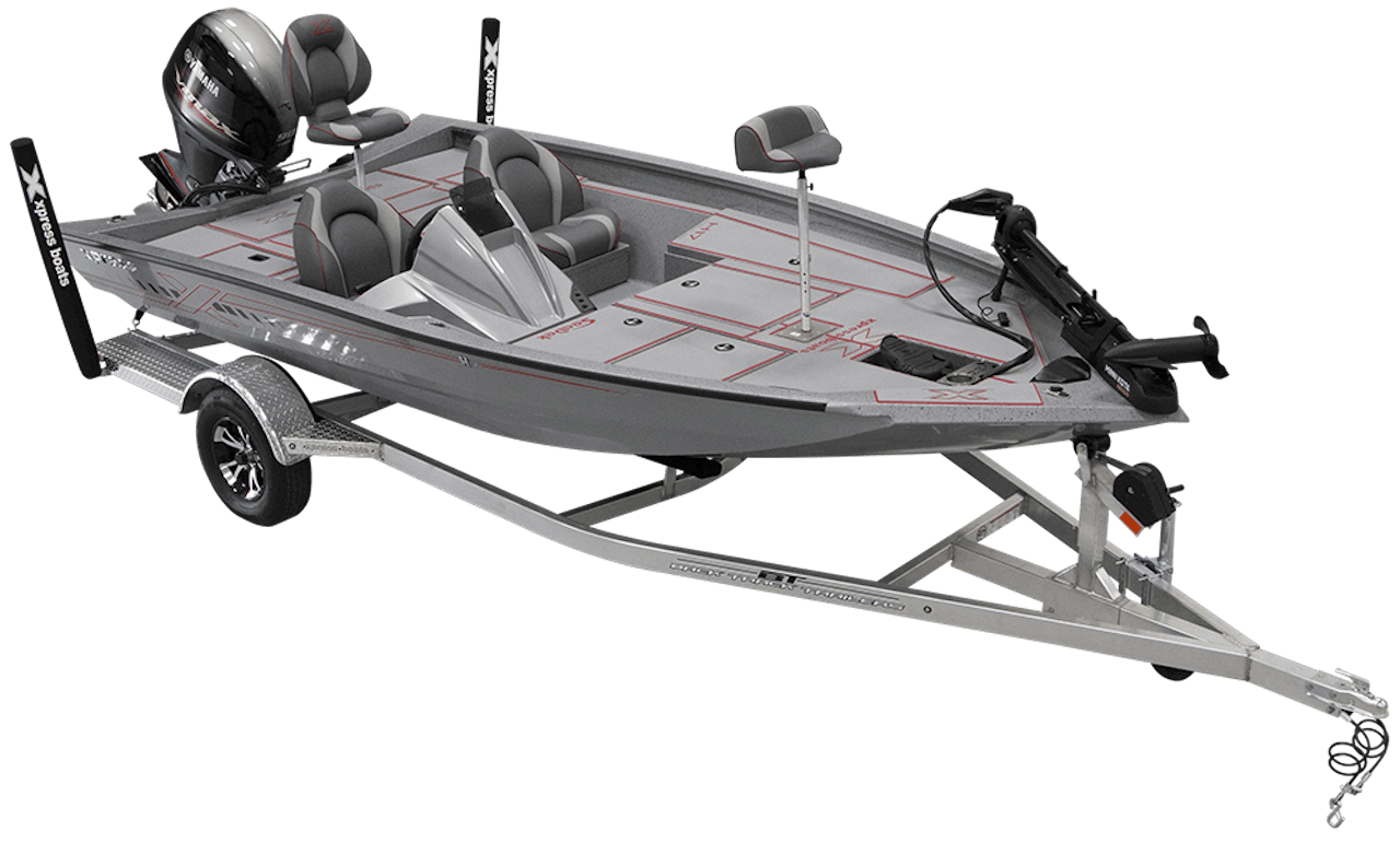Aluminum bass boat