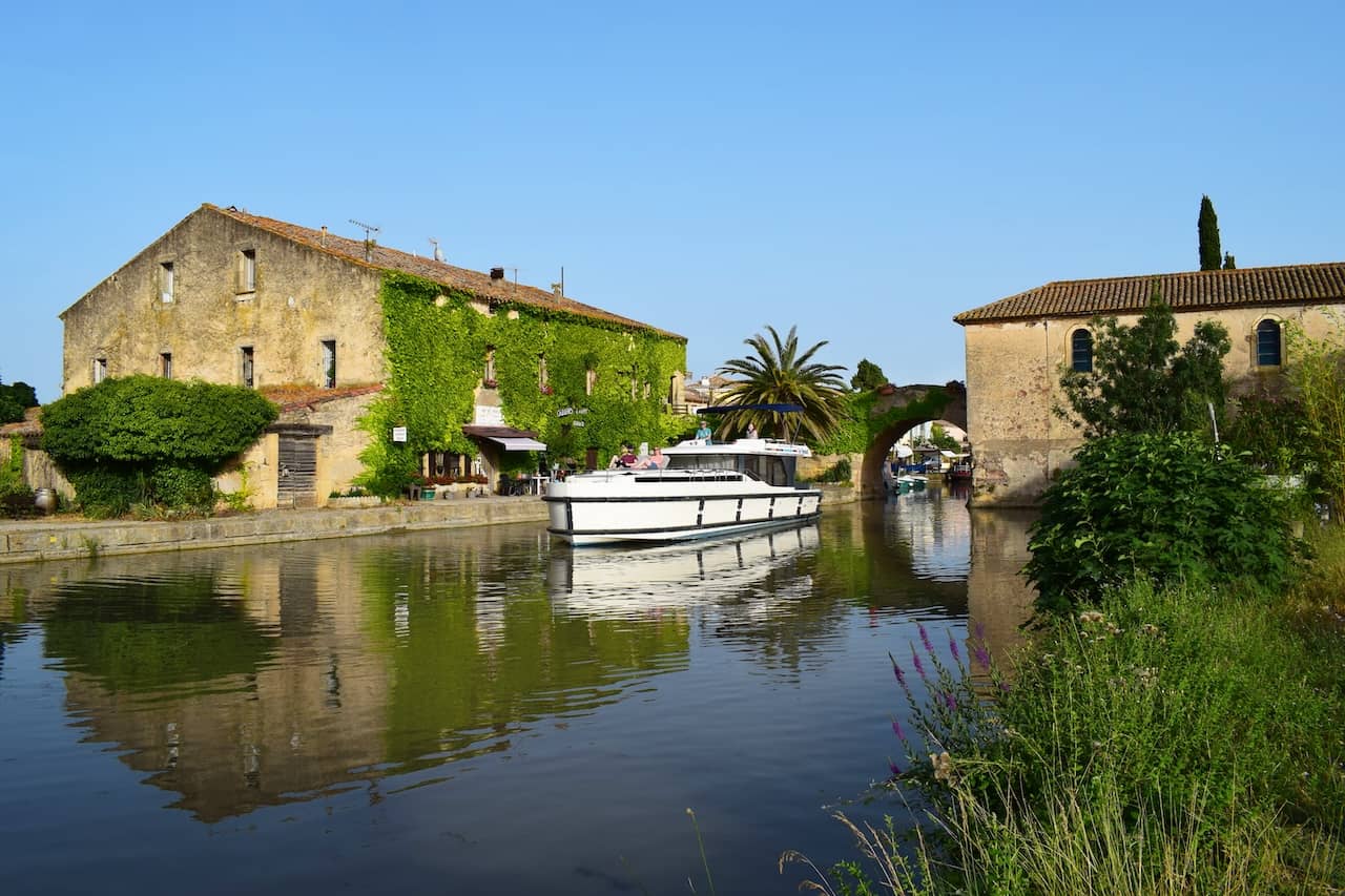 One of the most popular French cruising locales is the Canal du Midi.