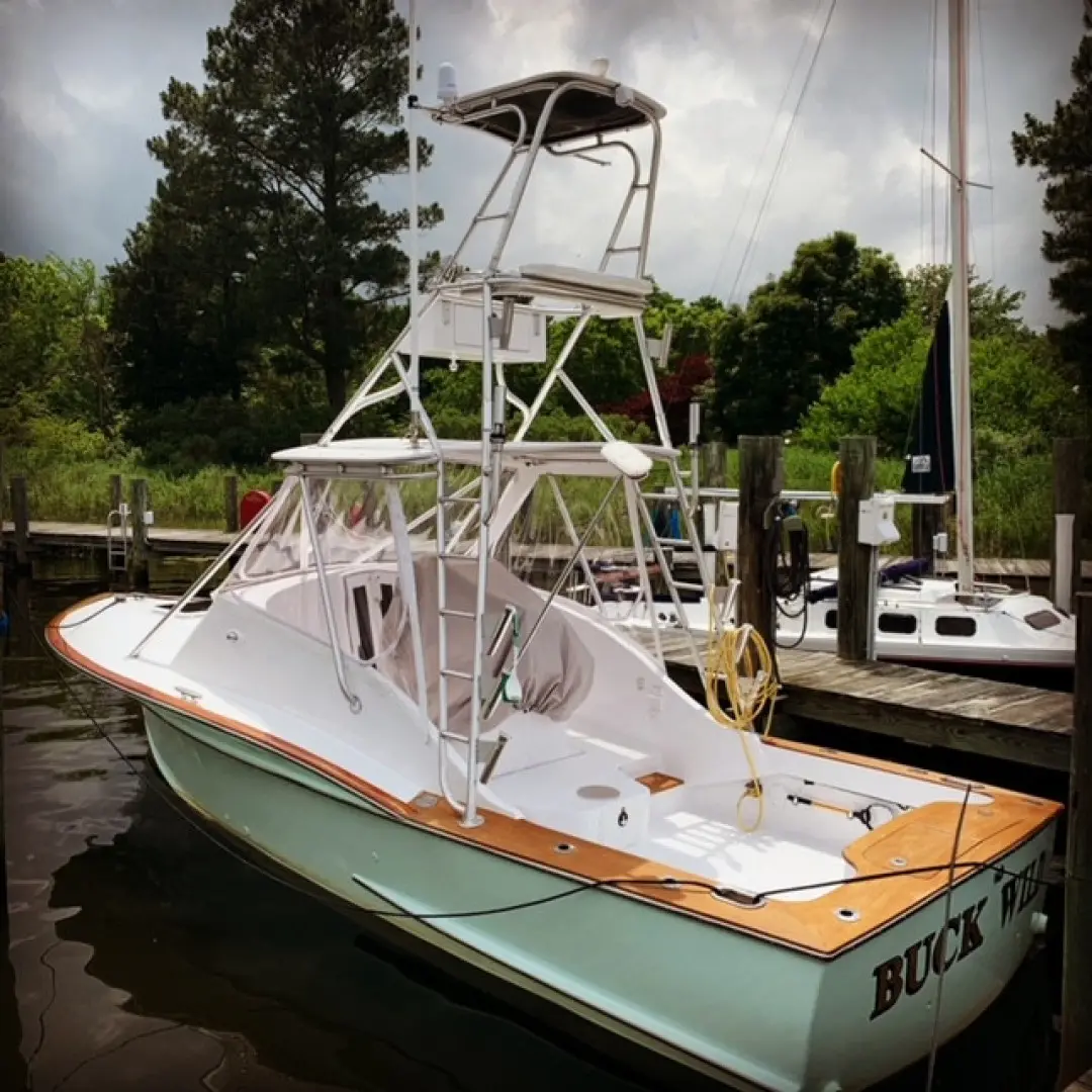 36 Ricky Scarborough 1981 RICKY SCARBOROUGH 26 Custom Carolina Center Console Expre...