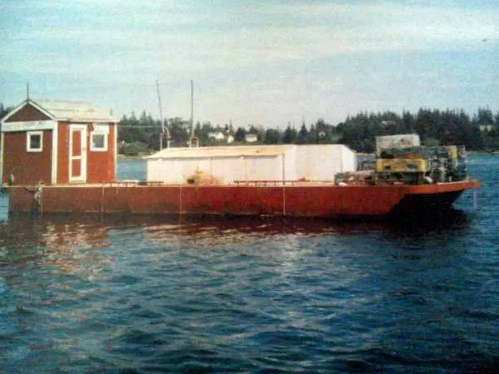 Corten Steel 20' x 52' Barge