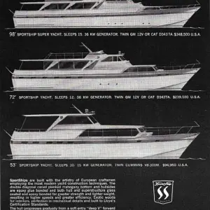 1968 Sport-Yacht Sport Ships 53