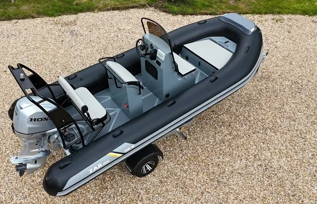 Zar Mini Boats RIB PRO 16 + Honda BF80 + Road Trailer
