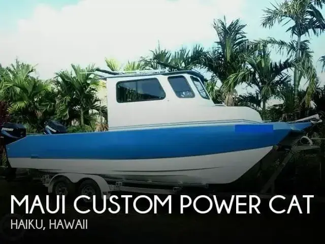Maui Custom 25 Power Catamaran