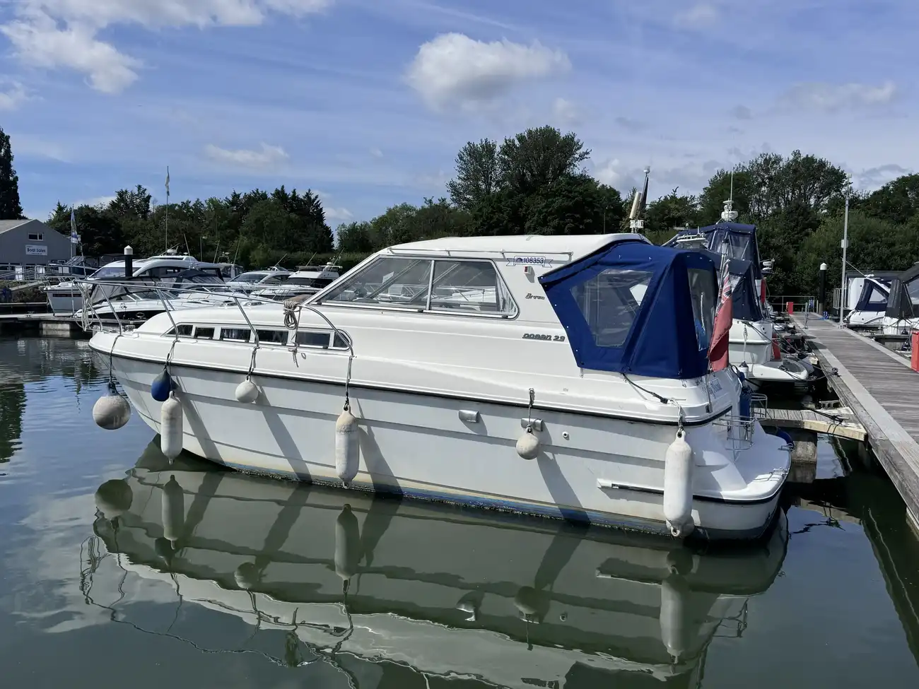 1995 Broom Ocean 29 Hard Top image 11