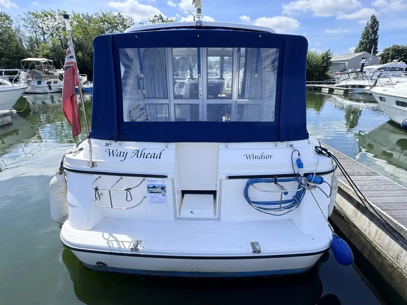 1995 Broom Ocean 29 Hard Top image 13