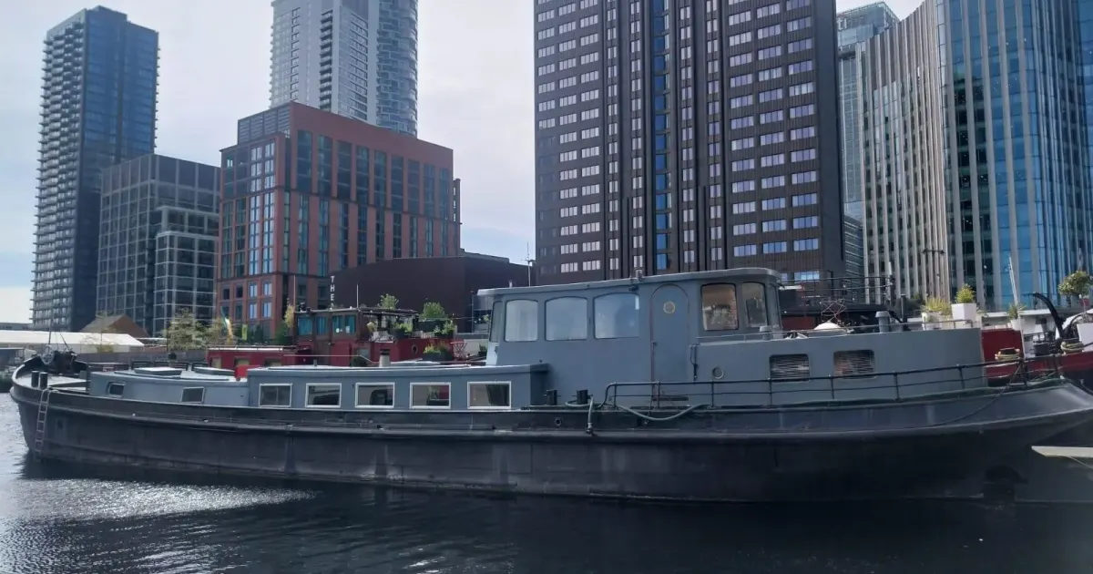 1915 Dutch Barge Katwijker for Sale in London, England