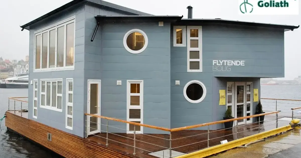 2015 Grey Floating House Houseboat for Sale in Bergen
