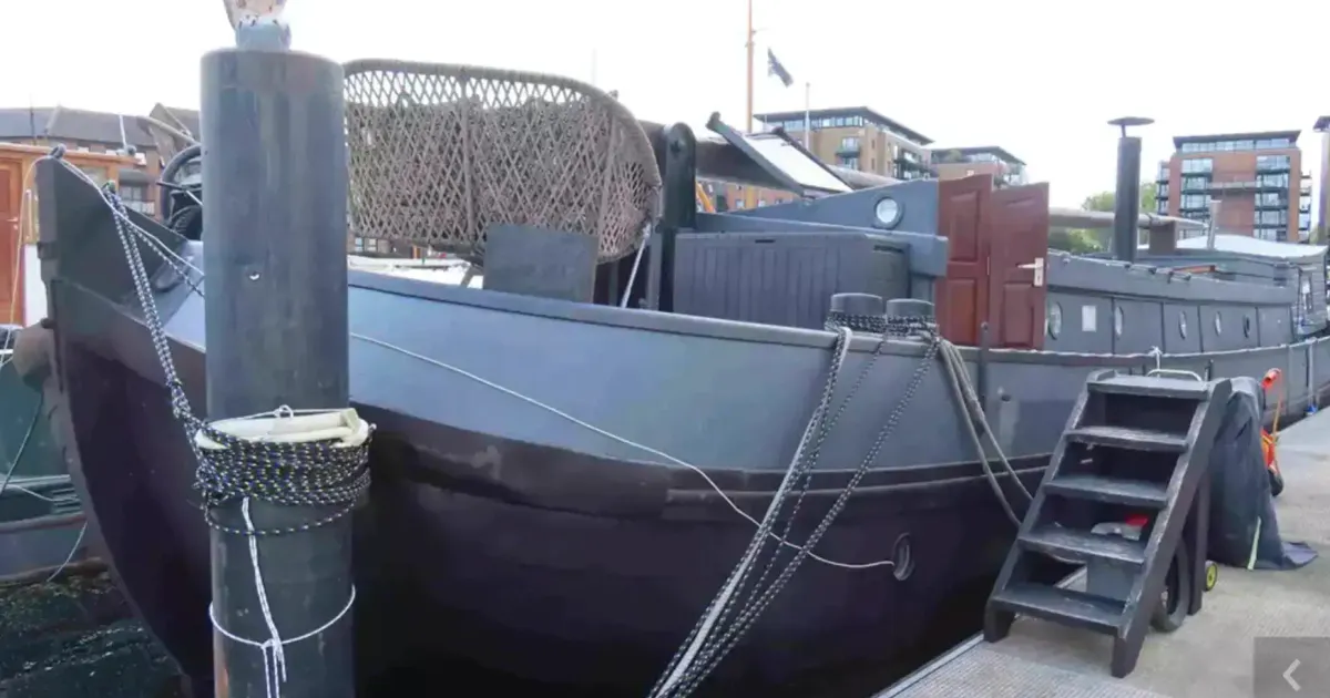 1890 Tjalk Dutch Barge for Sale in London, England
